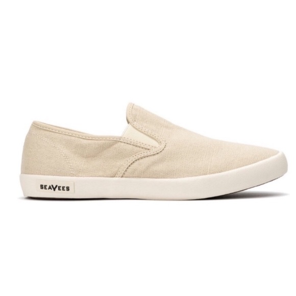 SeaVees Baja Slip On Standard - Natural Linen - Picture 3 of 5